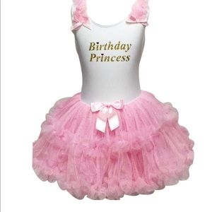 Baby Girls Birthday Princess Ruffle Dress